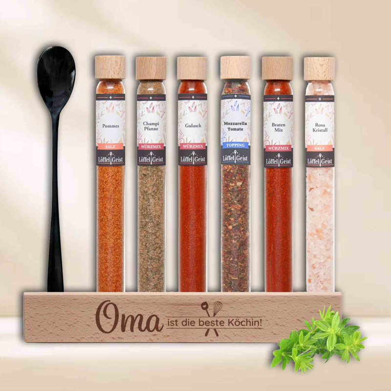 Gewürzset Geschenkset Oma ist die beste Köchin